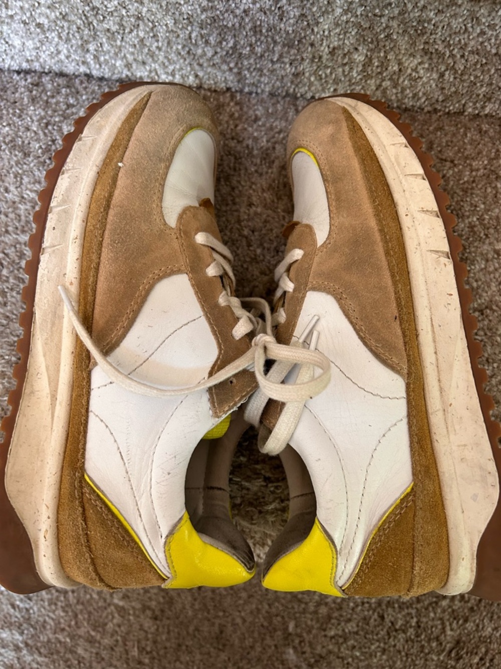 Madewell KickOff Trainer Sneaker. Suede leather and neon. Comfort. Classic. Prep - Picture 11 of 13